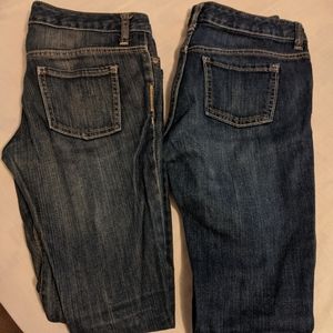 3/$10 2 Pairs of Old Navy Dark Skinny Jeans - 12